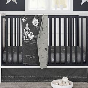 Pottery Barn Crib Skirt NWT